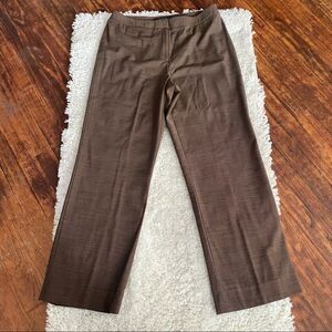 Lafayette 148 New York Brown Wool Pants size 12